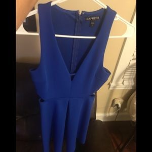 Express blue dress